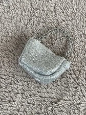 Bratz Doll Clothes Forever Diamondz Jade Silver Sparkly Glitter Bag Purse