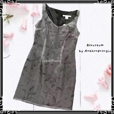 Anthropologie Bluestem Metallic Overlay Dress NWT Size 4