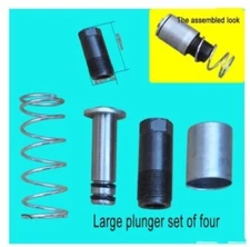 2Set  3Ton With Spring Jack Repair Tools Jack Plunger Kit Horizontal Double Pump