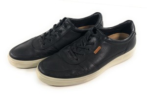 ecco soft retro sneaker black