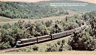 Southern Railway FP7As Lead Excursion Train Linden Virginia Vtg Magazine Excerpt