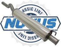 Novus Edelstahl VorschalldÄMpfer Auspuffanlage Audi 80 TYP B4 52-85KW Limo Avant