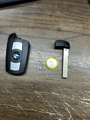 CHIAVIT COVER GUSCIO CHIAVE BMW SERIE 1-3-5-6-7 BATTERIA CHIAVE BMW CON LOGO BMW