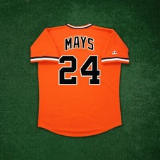 Willie Mays 1978 San Francisco Giants Cooperstown Men's Orange Jersey