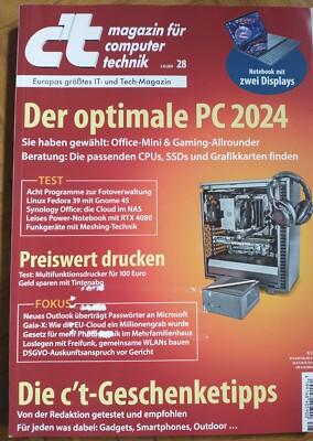C´t CT magazin für computer technik Heft 28 / 23