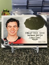 2018-19 The Cup Rookie Class Of 2019 Dillon Dube RC Card Flames SP /249!!!