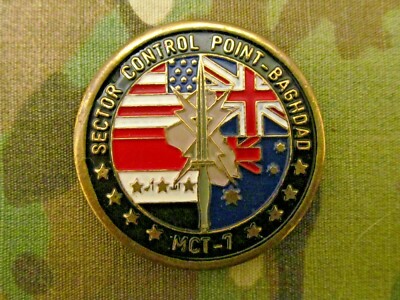 RARE!!!  MCT-7, MOBILE COLLECTION TEAM, SECTOR CONTROL POINT, CHALLENGE COIN