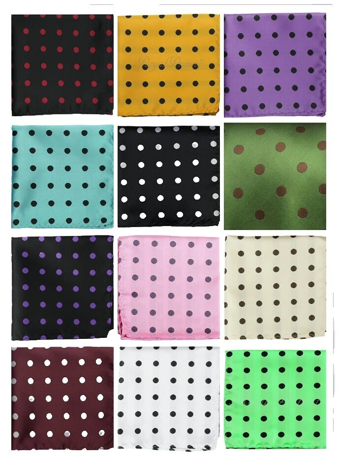 Pañuelos de microfibra de lunares para hombres