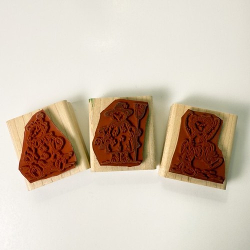 Stampin Up~Costume Bears~Halloween Clown Witch Ballerina~3 Rubber Stamps - Picture 2 of 10