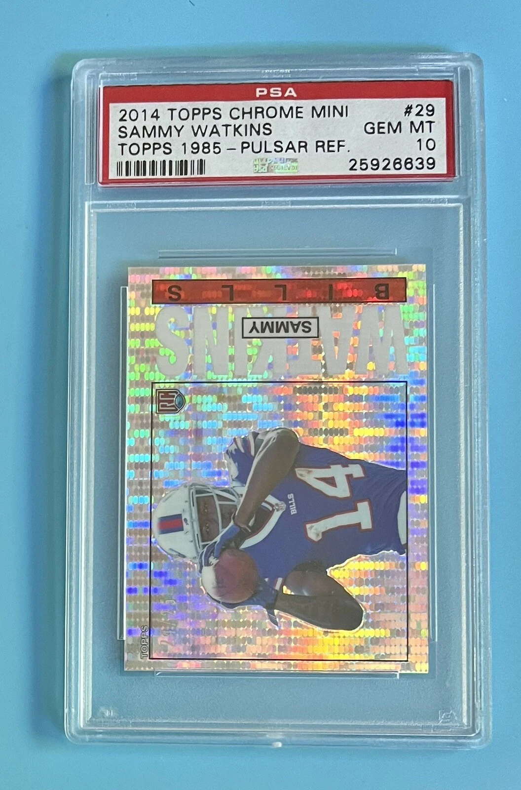 Sammy Watkins Topps Chrome Mini Topps 1985 #29 Pulsar Refractor