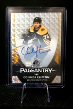 2023-24 Upper Deck SP Authentic CONNOR CLIFTON Pageantry Auto #P-47 - Bruins