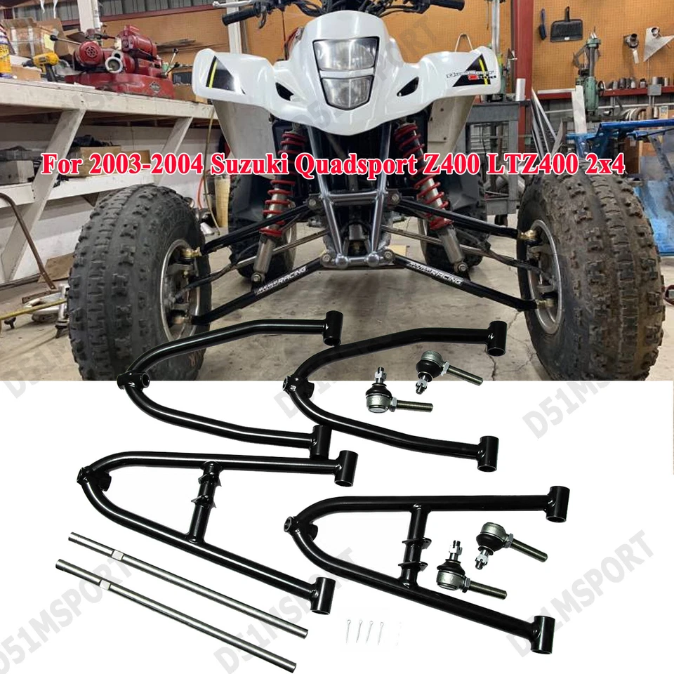 Sport Extended A-Arms For 2003-2004 Suzuki Quadsport Z400 LTZ400 2x4 - Image 3 of 4