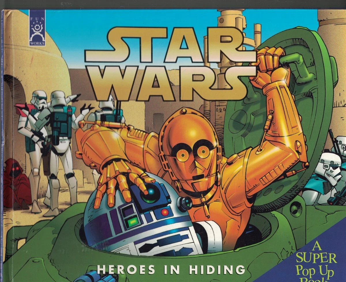 Children's Book, Pop-Up, Star Wars Heroes in Hiding, 1996, NOS