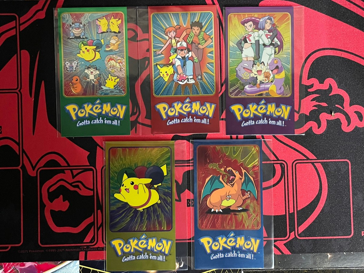 2000 topps Animation tin topper box Charizard Pikachu jumbo tv