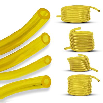 #ad #ad 4 sizes Fuel Gas Hose Tubing 2 Cycle Small Engine Poulan Craftman Yellow 4pc $21.80