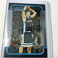 2003-04 LUKE WALTON TOPPS BOWMAN CHROME NBA ROOKIE