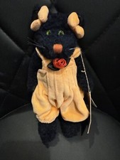 Boyds Bears  Sabrina P. Catterwall - 8  Black Cat Plush with Original Tag.