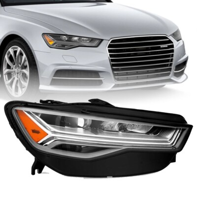 For 2016 2017 2018 Audi A6|S6 LED DRL Full LED Headlight Headlamp Passenger Side