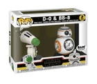 Funko Pop! Star Wars D-O and BB-8 Droid 2 pack. BAM Exclusive + protector