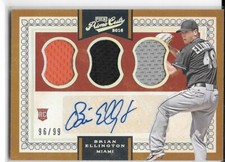 2016 Panini Prime Cuts Brian Ellington Rookie Triple Jersey/Auto #241 #'d 96/99