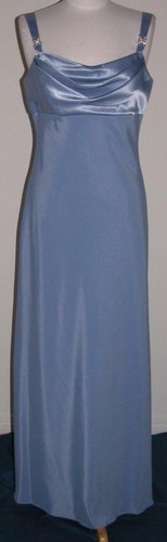 FIXER: Formal Bridesmaid Dress Evening Gown Cocktail Periwinkle M 8 CLEARANCE - Picture 3 of 6
