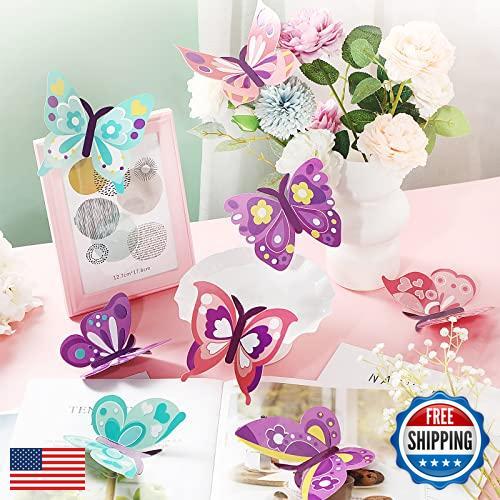 Tatuo 48 Teile Frühling Schmetterlinge Bastelsets für Kinder DIY Kunst Frühling Machen Sie Ihre - Bild 3 von 5