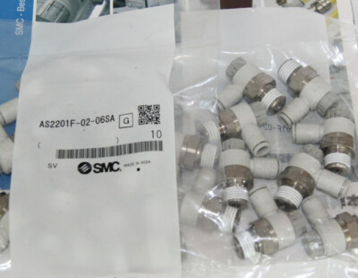 10PCS New SMC AS2201F-02-06SA Throttle Valve AS2201F0206SA Free Ship #US