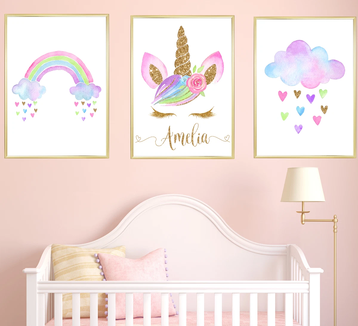 Unicorn baby 2025 girl room