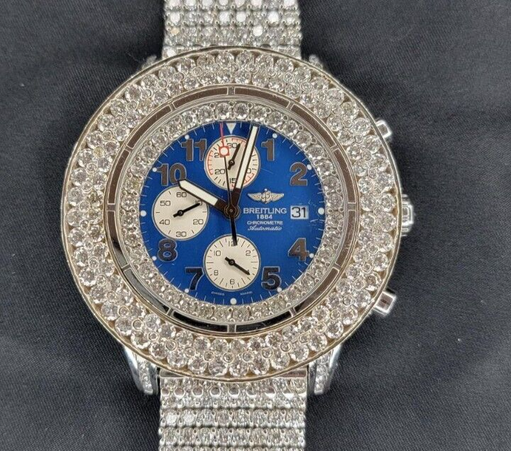 Breitling Super Avenger Watch - A13370 42cts diamond weight