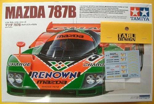 Tamiya]1/24th Scale [Mazda 787B + with optional decals] Plastic 