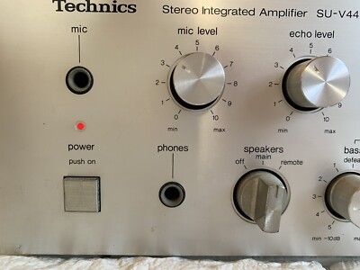Technics SU-V44 Vintage Amplifier Made in Japan Electricity is