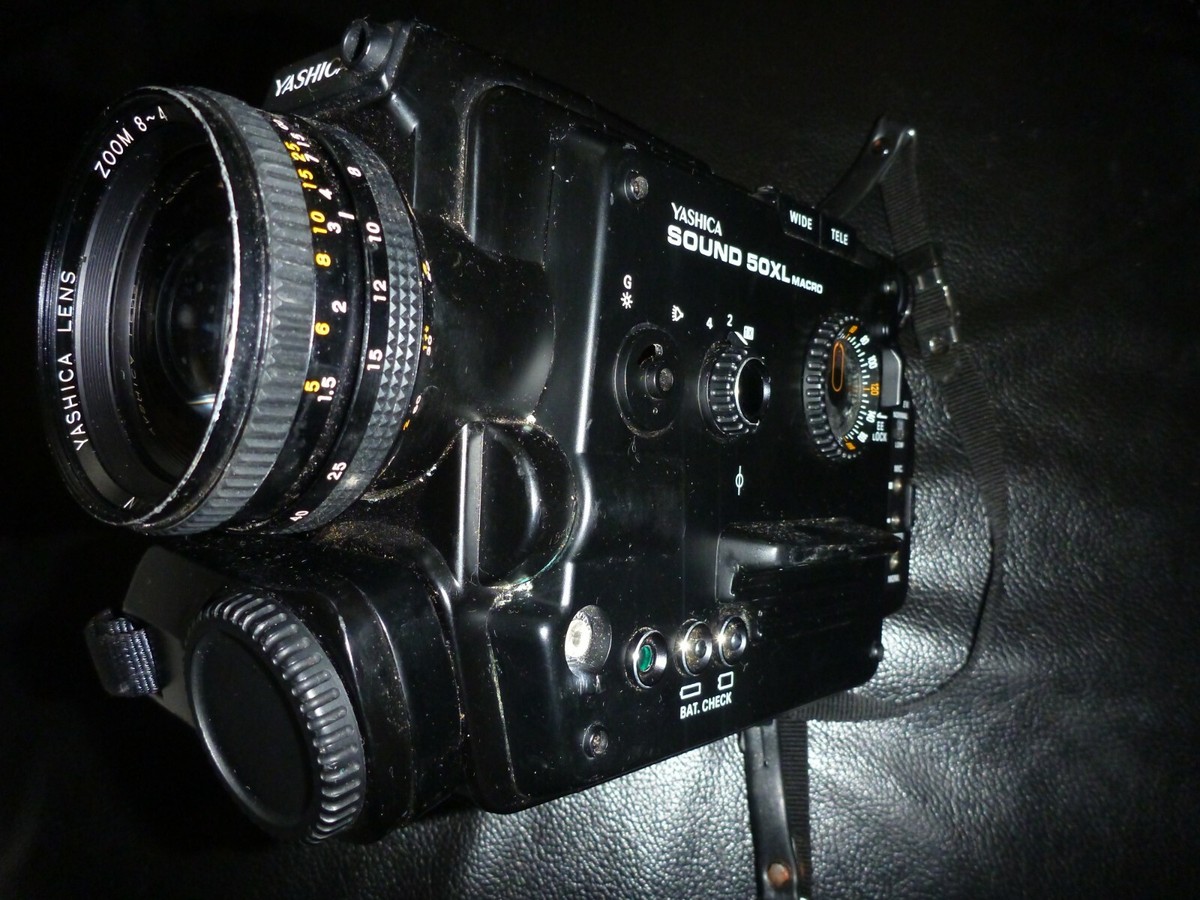 YASHICA SOUND 50XL 8-40mmレンズ Vintage Yashica Sound 50XL Macro Camera Super 8 (for part or