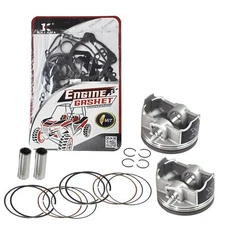 2 Sets of Gasket & Piston Kit for Kawasaki Brute Force 750 2005-2011