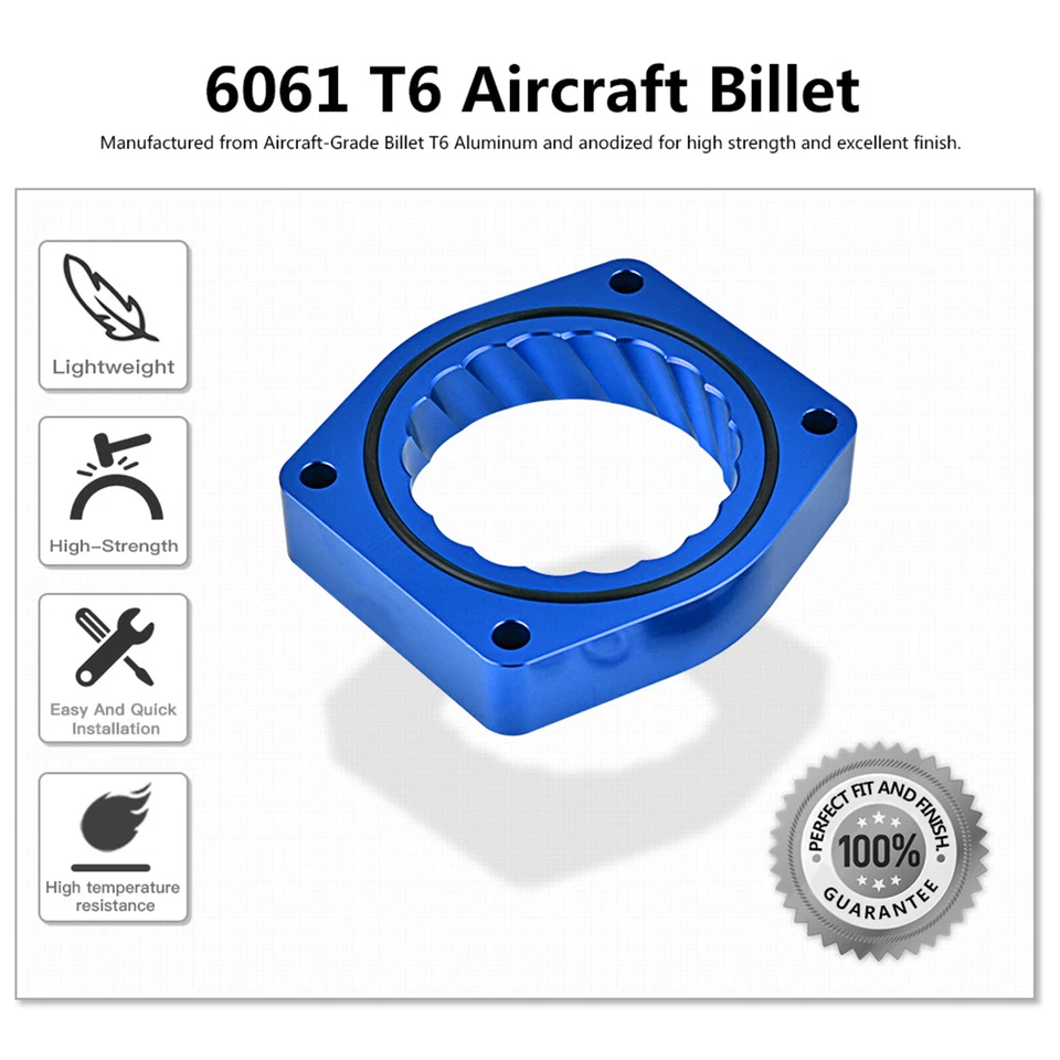 Kit espaciador de carrocería de acelerador para Chevy Silverado 1500 2007-2013 4,8 L 5,3 L 6,0 L 6,2 L Foto 2 de 4