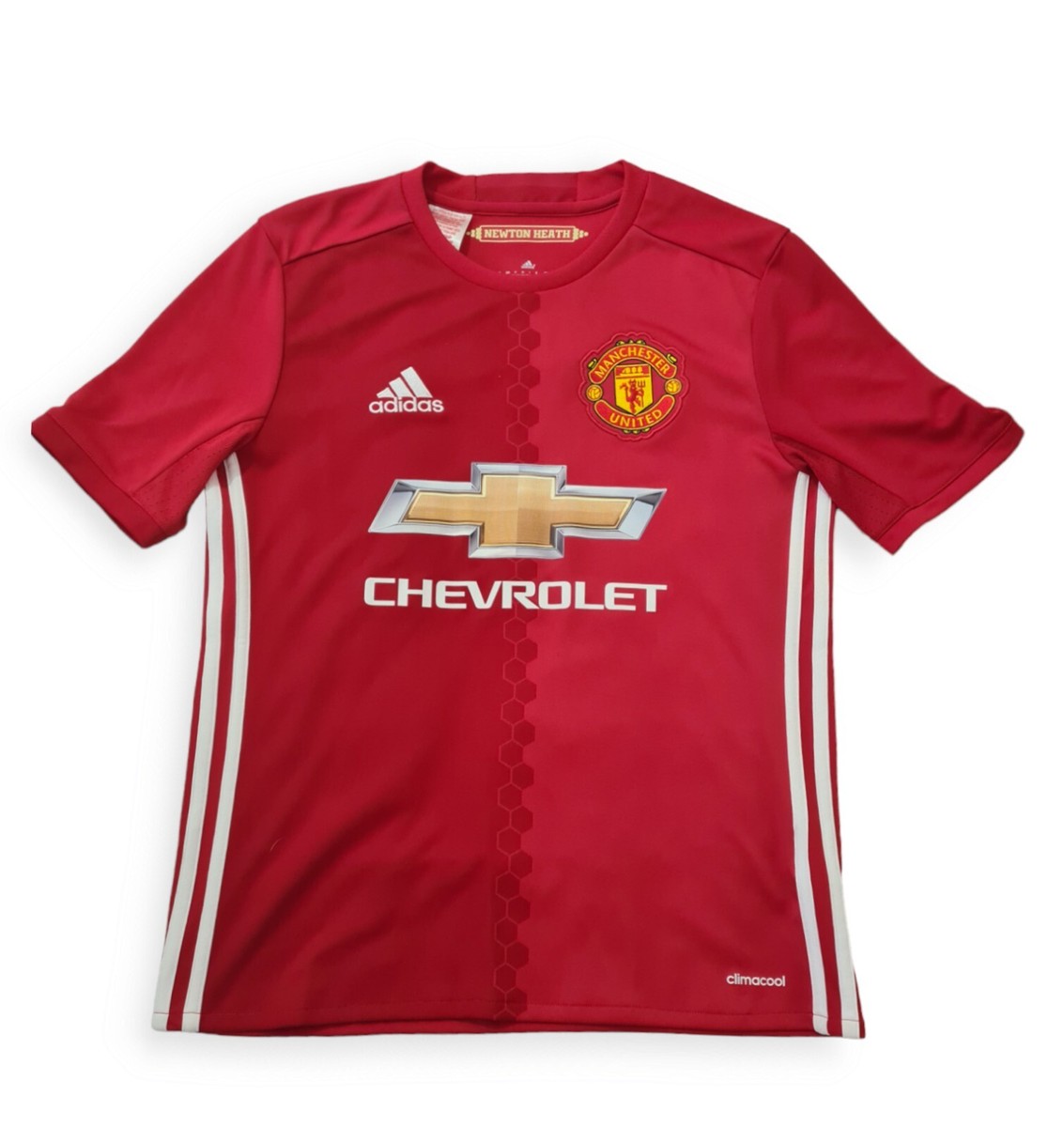 Adidas Manchester United 2016-17 Home Kit Shirt UK 13-14 Year Authentic  Official