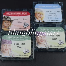 Dental Orthodontic Buccal Tube 1st/2nd Molar Single Bondable Roth/MBT 022/018