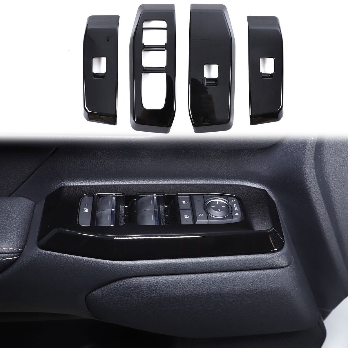 For Toyota Land Cruiser 2024-25 Black Window Lift Switch Control