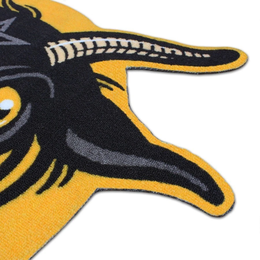 Creepy Co. Bapho-Mat BAPHOMET Accent RUG 36x29" Goat Occult Folklore Spooky