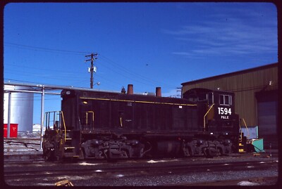 Original Schienenfolie - PLE Pittsburgh & Lake Erie 1594 Baltimore MD 22.11.1987