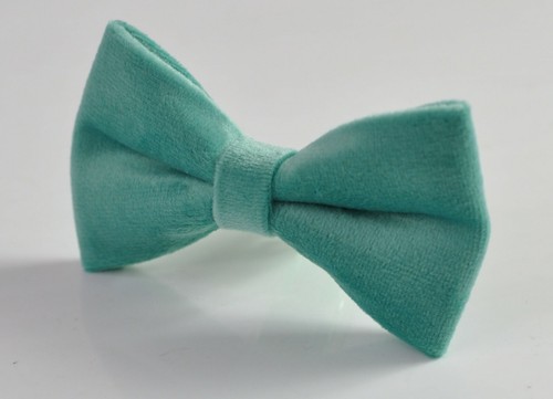 Sage Green Velvet Bow tie Bowtie for Men / Youth / Kids Boys infant Toddler - Picture 3 of 4