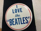 The Beatles Vintage “I LOVE THE BEATLES” pin 3.5” Authentic Merch Pin VTG — photo 1