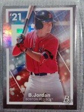 2021 Bowman Platinum Baseball Precious Elements # PE-3 Blaze Jordan