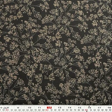 Sweet Serenade by BasicGrey for Moda Black Cotton Fabric by the HALF YARD 18x44