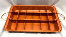 Copper Chef Bake & Crisp Brownie Pan + Gotham Steel Crisper & Bacon Baking Pans