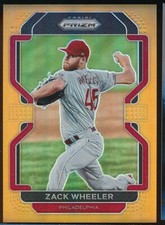 2022 Panini Prizm Tier III Bronze Donut Circle Prizm /40 Zack Wheeler #222
