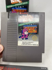 Ninja Kid (Nintendo NES) 5 screw hangtab Complete in Box cib Ships Fast