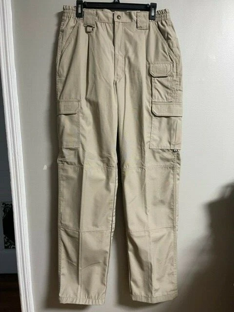 Dickies Beige Solid Cargo Flat Front Straight Insect Shield Pants Men Size  34x36  eBay