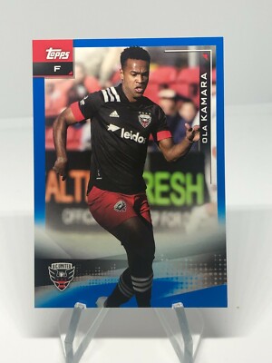 2021 Topps MLS Soccer Ola Kamara Blue /99 D.C. United #100