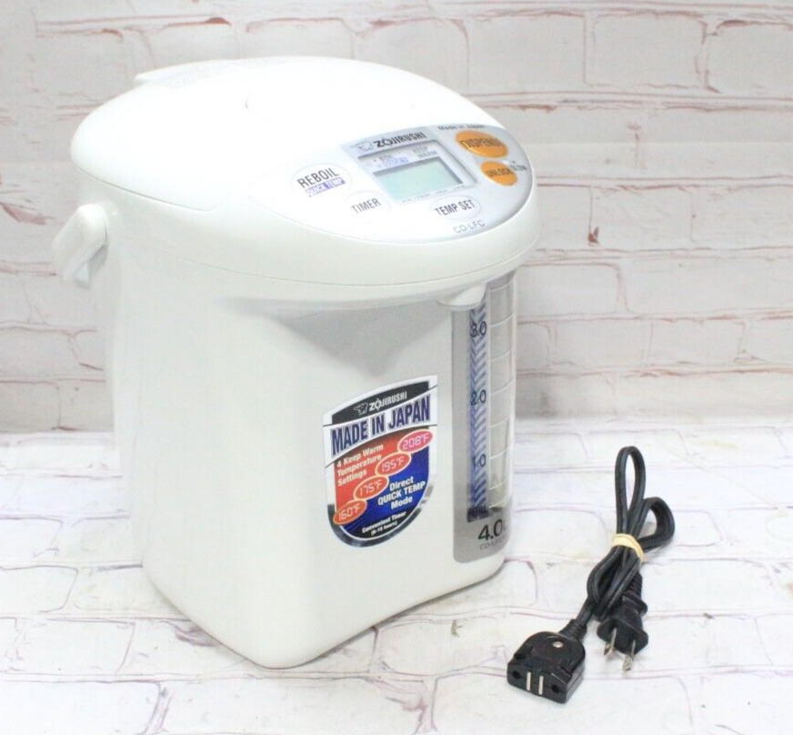 Zojirushi CDLFC40 Panorama Water Tea Boiler and Warmer 135 oz 4 Liter Use eBay