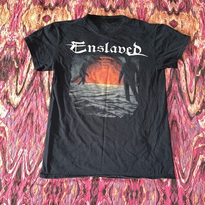2015 Enslaved Metal Band In North American Times T-Shirt BT025 FREE SHIPPING